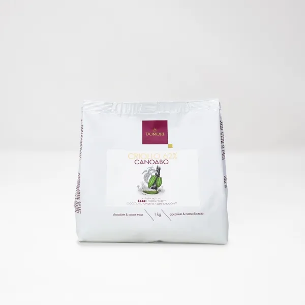 Pastiglie Cioccolato Fondente Criollo - Canoabo 62% - 1 kg