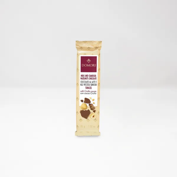 Snack Cioccolato Gianduja e Granella di Nocciole - 35g