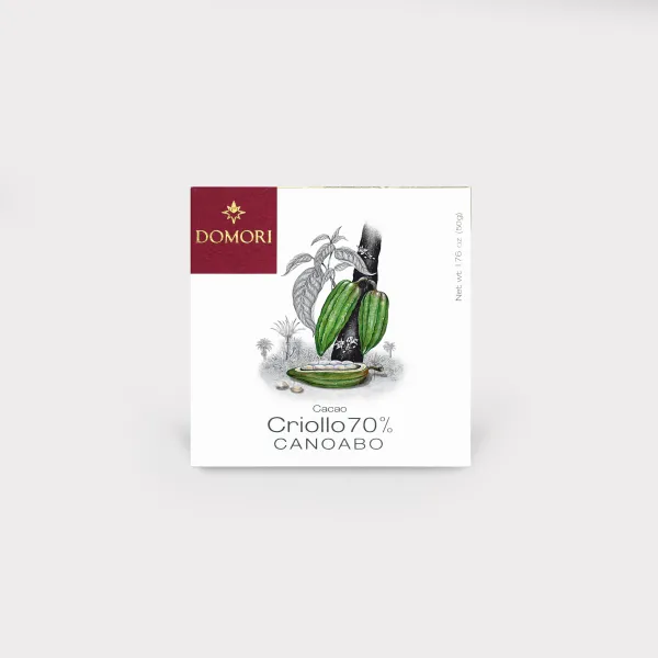 Tavoletta linea Monovarietali: Criollo Canoabo 70% - Domori