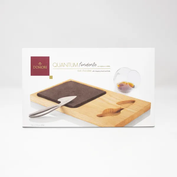 Cioccolato fondente maxi con tagliere e coltello