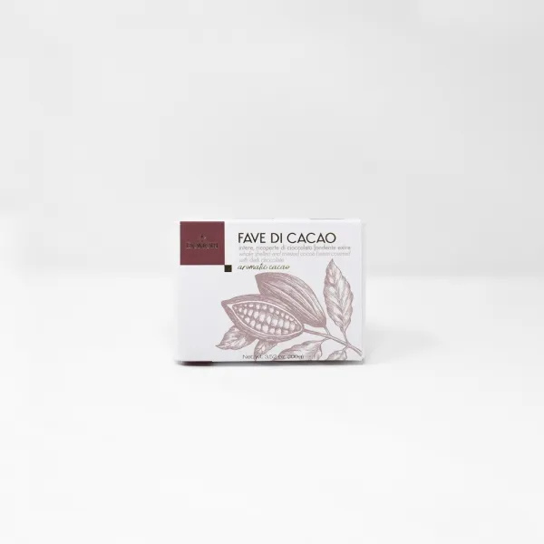 Fave di cacao ricoperte di cioccolato fondente - 100g